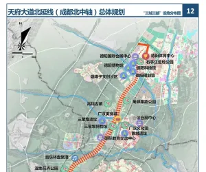 天府大道北延线是成都百里中轴北段