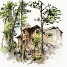 山村老屋