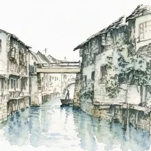 水乡小桥