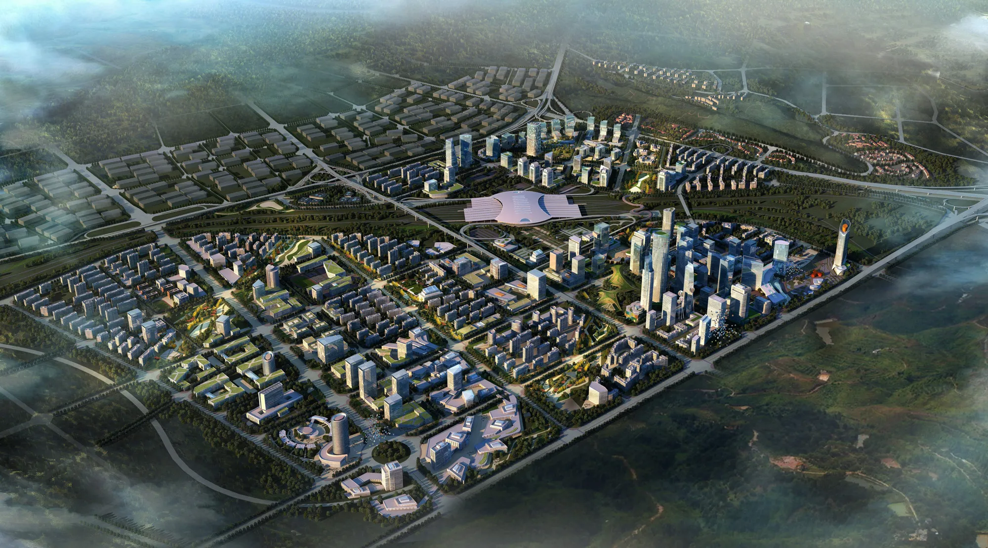 A乌鲁木齐市国际会展中心片区城市设计02.webp