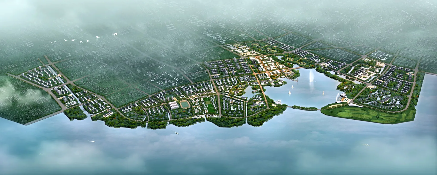 A无锡鹅湖镇滨水核心区城市设计01.webp