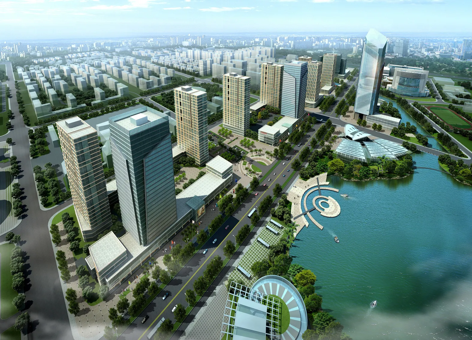 A溧阳市燕山新区南大街燕城大道街景城市设计01.webp