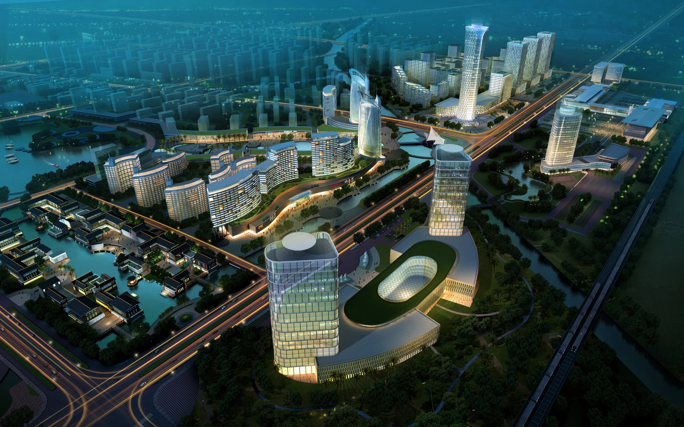 A溧阳市燕山新区南大街燕城大道街景城市设计02.webp