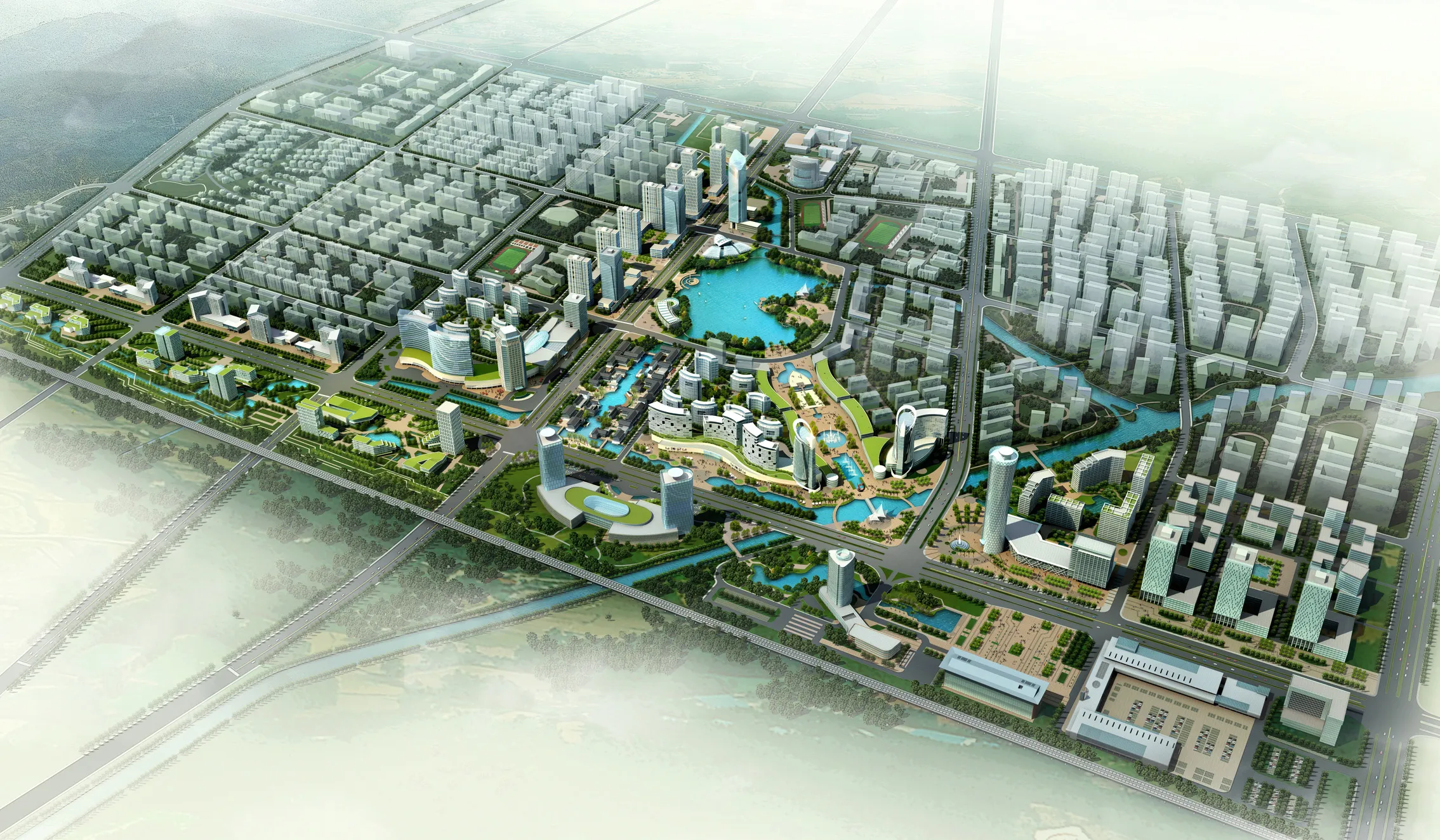 A溧阳市燕山新区南大街燕城大道街景城市设计03.webp