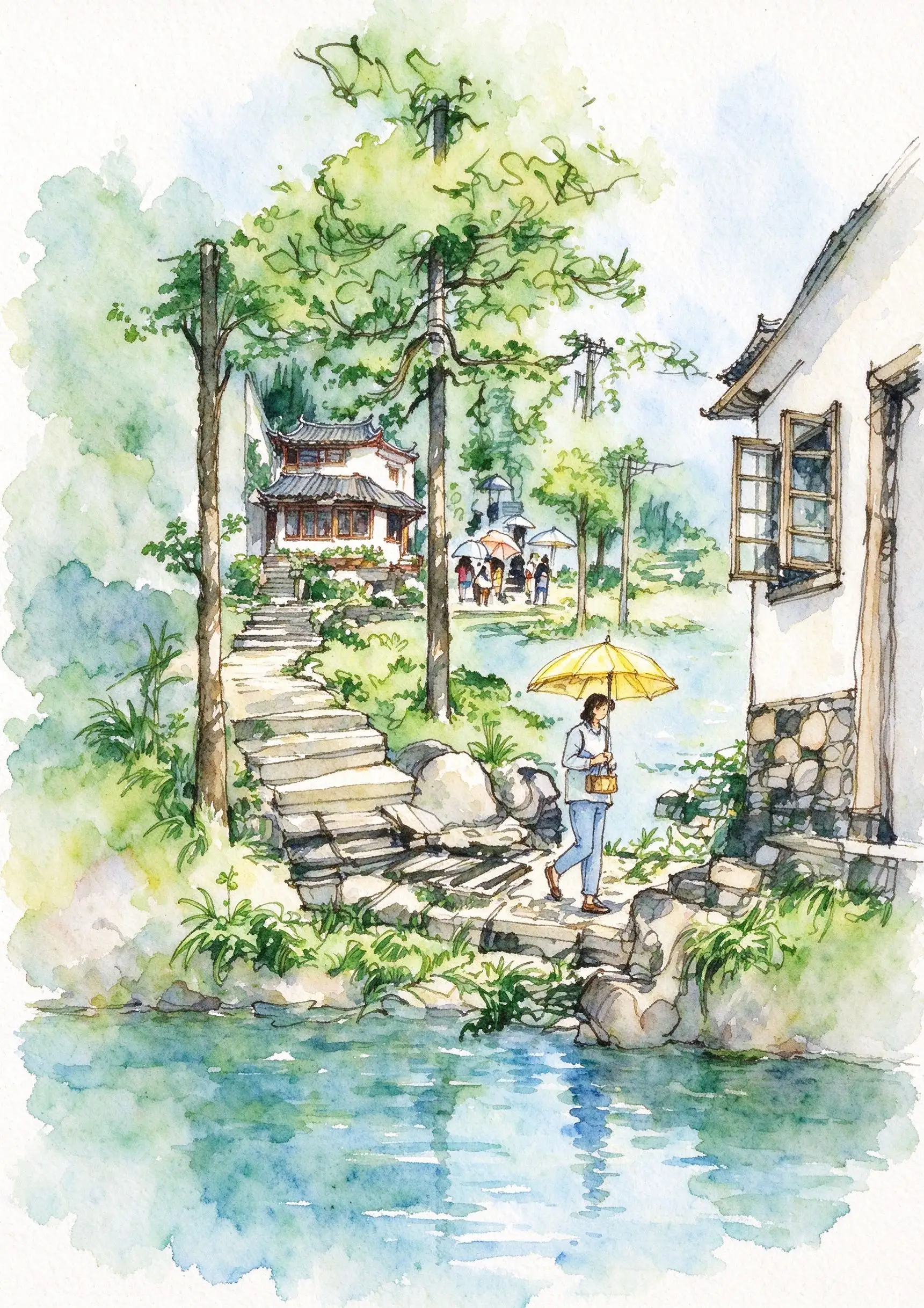 水彩_园林石板小径.webp