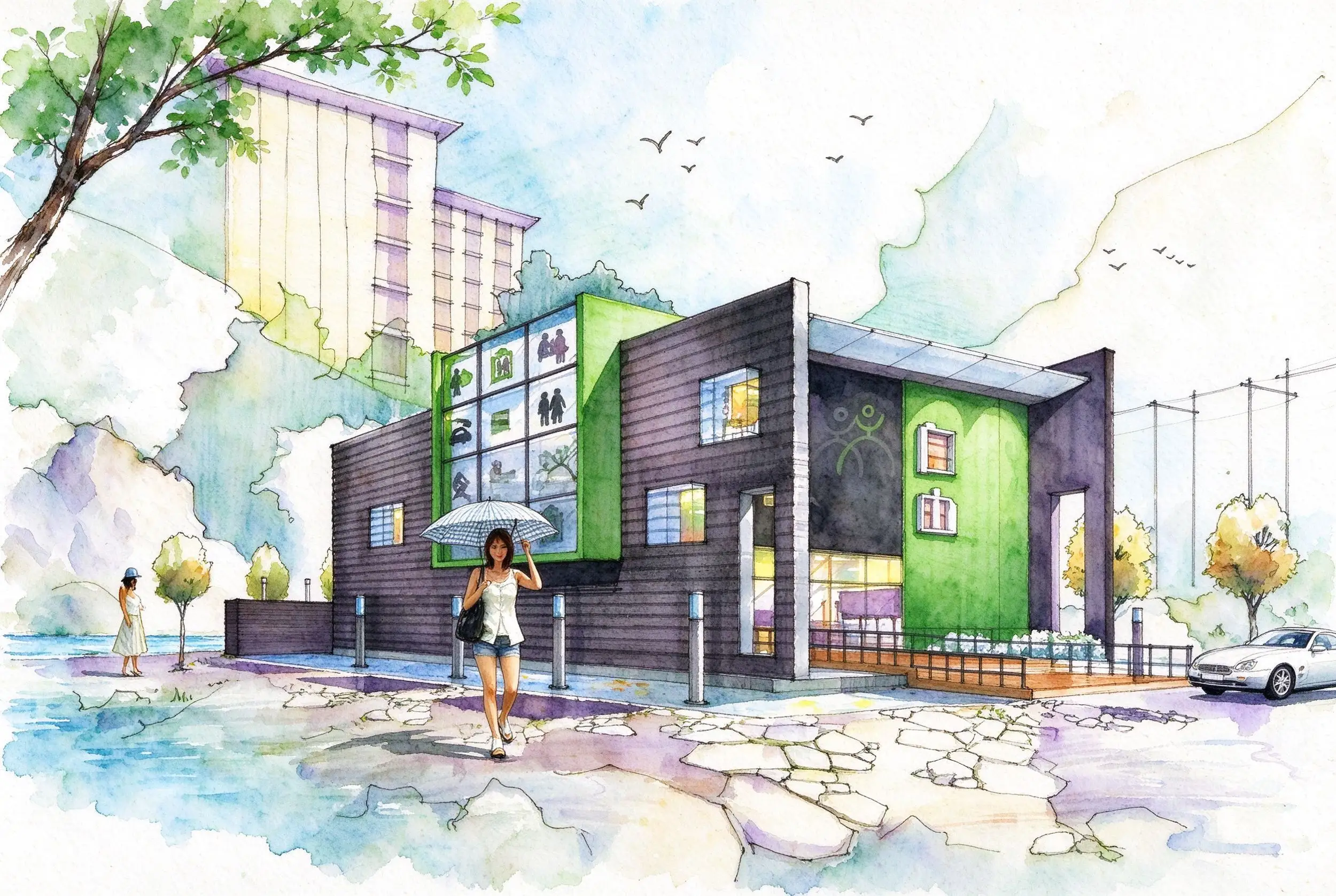 水彩_绿色门面小建筑.webp
