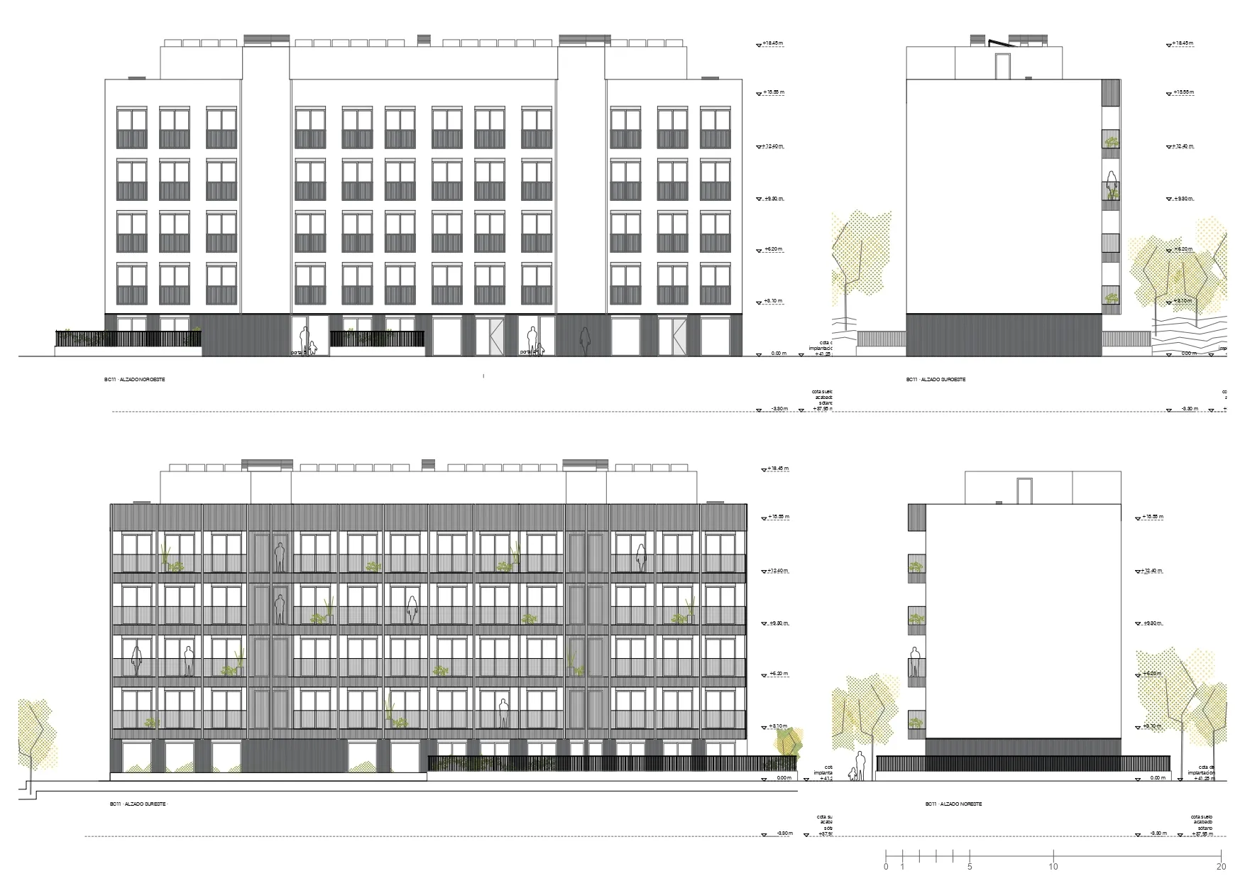 4栋建筑，74套公共推广住宅，位于庞特维德拉 Valdecorvos Díaz y Díaz Arquitectos_.webp