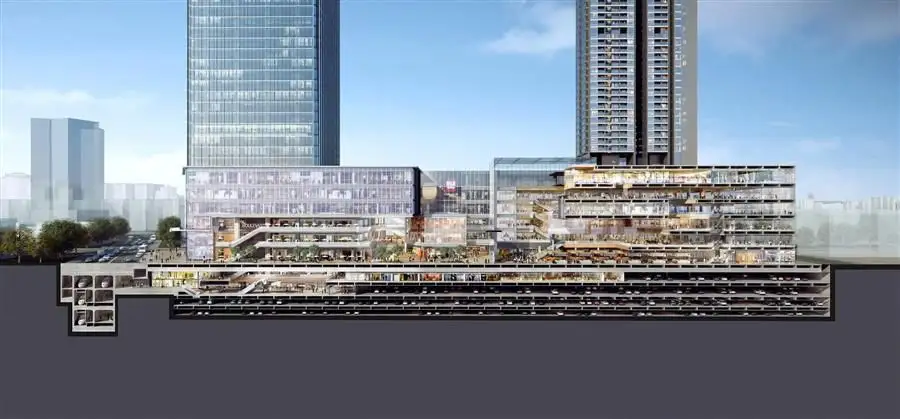 10 Design 设计的深圳华润置地笋岗中心主入口雕塑型顶篷已完成建设_7261_15.webp