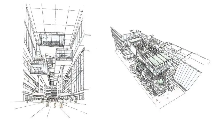 10 Design 设计的深圳华润置地笋岗中心主入口雕塑型顶篷已完成建设_7261_21.webp