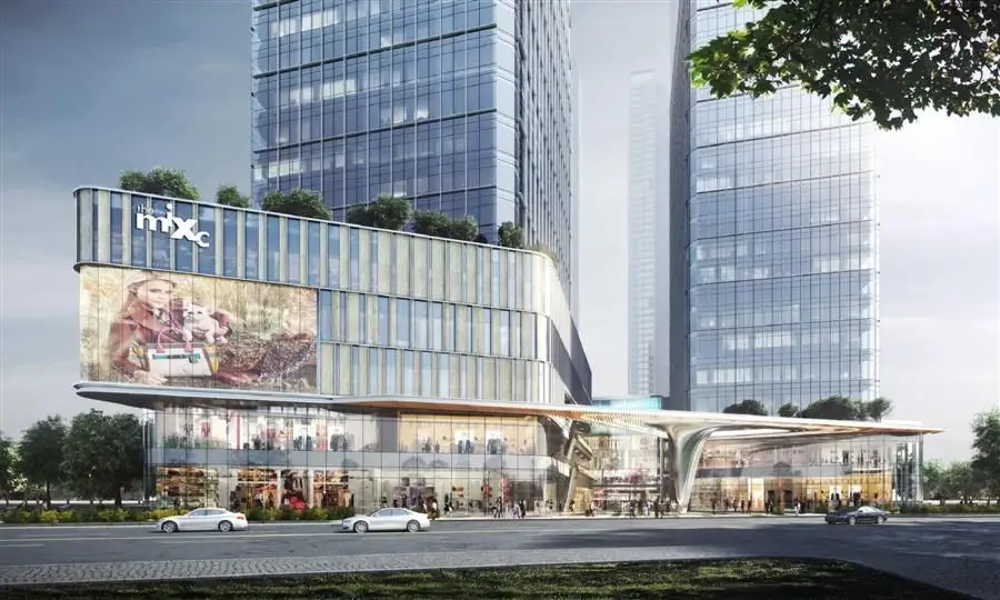 10 Design 设计的深圳华润置地笋岗中心主入口雕塑型顶篷已完成建设_7261_9.webp