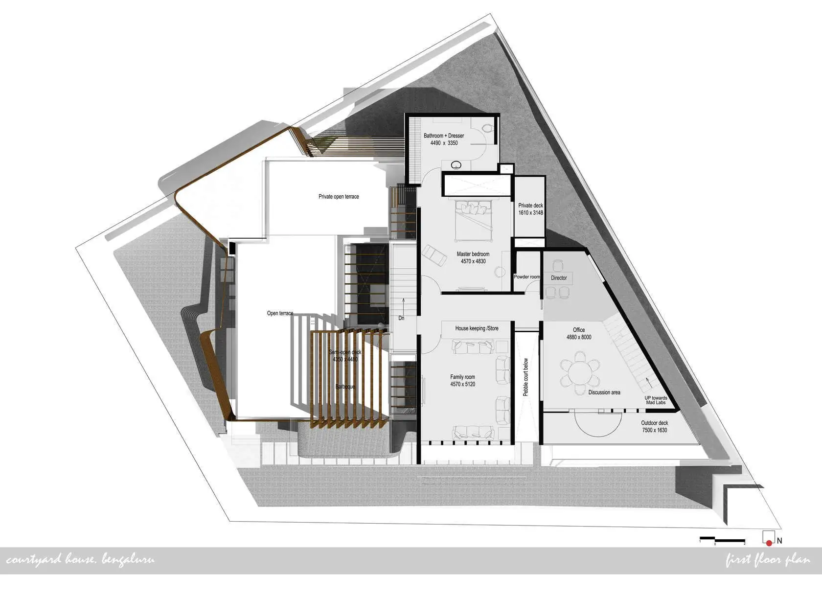 印度班加罗尔四合院住宅_13.webp