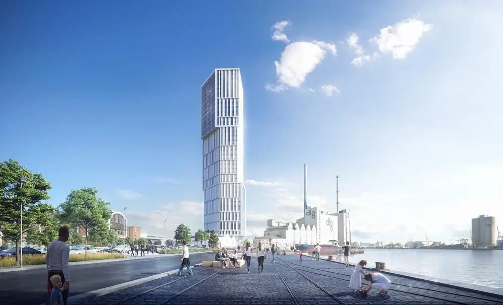 C.F. Moller 公布了奥尔胡斯港“雕塑地标”塔楼的图像_4447_1.webp