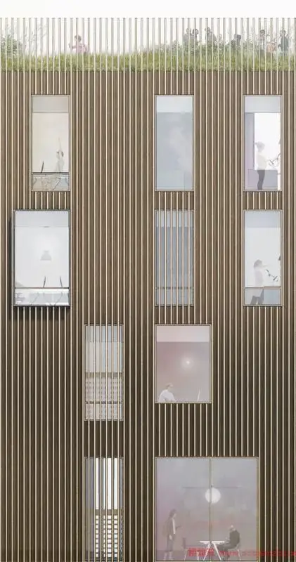 C.F. Moller赢得了哥本哈根新岛Brygge学校的竞赛_4329_22.webp