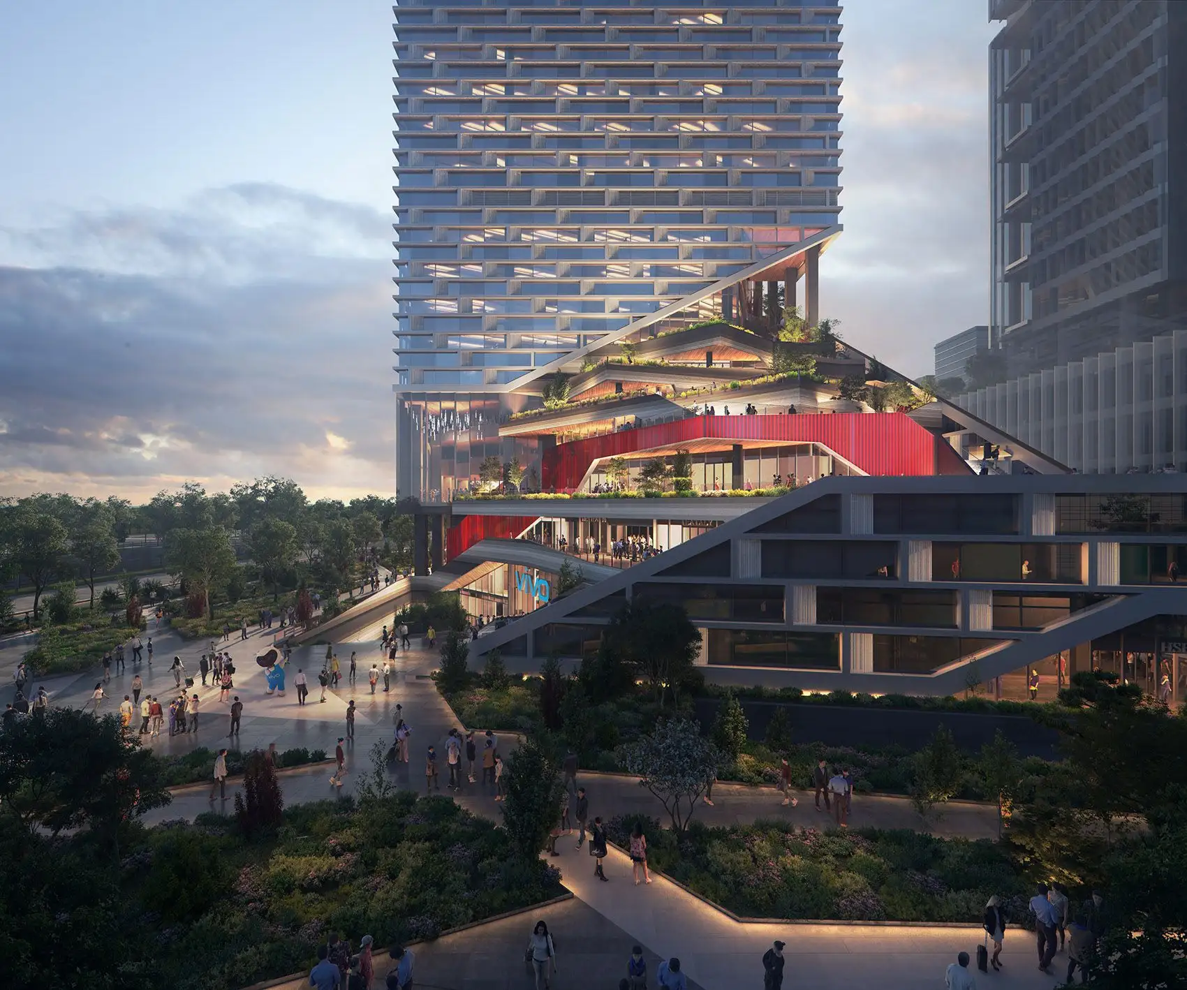 vivo选中NBBJ恩比建建筑咨询公司设计全新深圳总部_04.webp