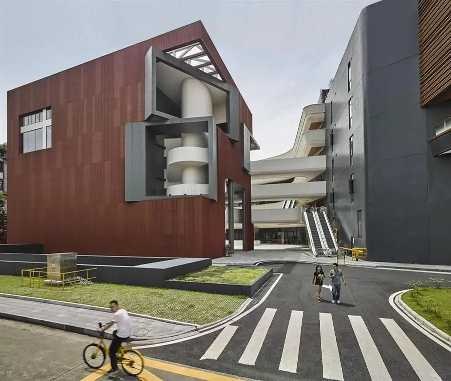 一座垂直的街道美术馆：二沙文立方，广州---扉建筑 FEI Architects_9056_20.webp