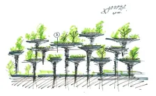 “伞之丘”生活方式集合店---line+建筑事务所，gad建筑设计_7939_9