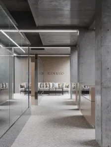 KINUJO办公室室内设计，日本 I IN Inc_10