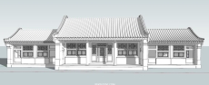 卷棚民居，北方民居，1层