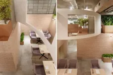 +green有机餐厅，日本 Sinato office_03