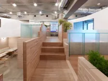 +green有机餐厅，日本 Sinato office_05