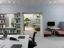 拥有室内花园的办公室，东京 Office Shogo Onodera + 2id Architects_02