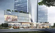 10 Design 设计的深圳华润置地笋岗中心主入口雕塑型顶篷已完成建设_7261_9