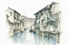 水乡小桥