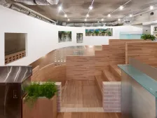 +green有机餐厅，日本 Sinato office_04