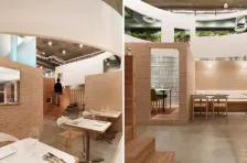 +green有机餐厅，日本 Sinato office_08