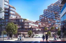 3XN在加拿大建造的“波浪形”梯田公寓_4306_7
